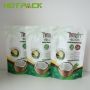 Custom Food Grade Matte Mylar Zip Lock Snack Coconut Powder Packing Stand Up Bag