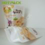 Custom food grade mylar waterproof nylon stand up soup pouch with zipper