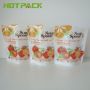 Custom gravure printing food grade plastic with zip lock soup stand up packaging pouch