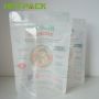 Custom Own Logo Food Grade Packaging Stand Up Nylon Packaging Soup Pouch With Zipper
