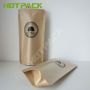 Digital Kraft Paper Plain Bag Fold Up Reuseable Stand Up Ziplock Food Pouch