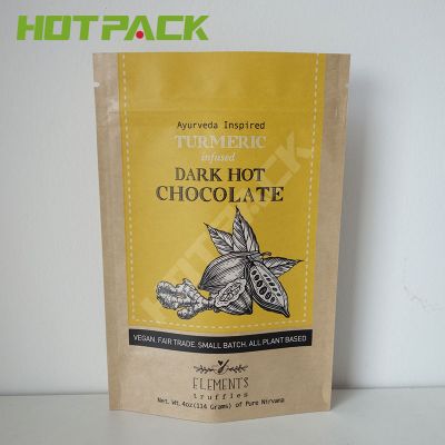 Printing Matte Finishing Surface  Kraft Paper Chocolate Candy Packaging Bag