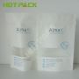 Personal care ziplock white kraft paper packaging bags bath salts stand up personal care Bag