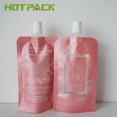 Custom aluminum foil 30g liquid packaging bag packaging stand up doypack spout pouch