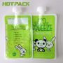 Color Print Plastic Heal Seal Liquid Juice Snack Food Bags Packaging Baby Food Drink Spout Pouch