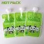 Color Print Plastic Heal Seal Liquid Juice Snack Food Bags Packaging Baby Food Drink Spout Pouch
