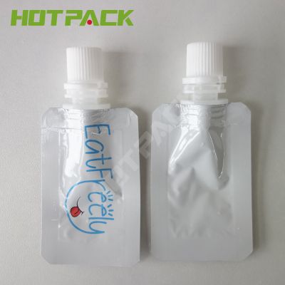 Custom airtight plastic drink pouch snack bag liquid spout pouch packaging bags