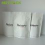 Waterproof white kraft paper stand-up pouch custom laminated mylar bag for tea coffee nut