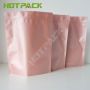 Pink Paper Make Up Mylar Pouch Body Scrub Bath Salt Stand Up Cosmetics Packaging Bag