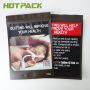 wholesale plastic 100g golden v tobacco leaf packaging pouch