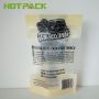 Custom Printed Resealable Zipper Tobacco Packaging Stand Up Pouches With Clear Window 