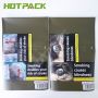 Custom smell proof packing 50g 25g hand rolling tobacco zipper plastic pouch