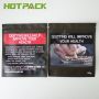 25g 30g 50g 100g flat ziplock plastic tobacco leaf pouch smoking tobacco wraps
