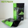 Custom printed logo aluminum foil matcha powder stand up barrier bag with zipper