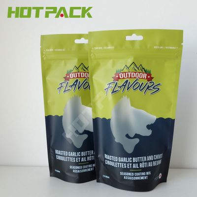 Custom With Logo Heat Seal Plastic Stand Up Mylar Packaging Food Bags