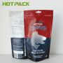 Custom food grade printed foil with clear window seasoning standing up pouch