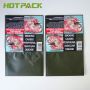 Customized smell proof flat zipper 25g 50g hand rolling tobacco packaging pouch bag