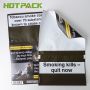 Gravure printing g&v empty rolling tobacco pouches 50g ziplock bag for packaging tobacco leaf