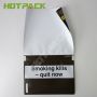 Custom Logo Resealable Empty Frosted Zipper Mylar Pouch Bag For Hand Rolling Tobacco