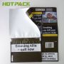 Custom Logo Resealable Empty Frosted Zipper Mylar Pouch Bag For Hand Rolling Tobacco