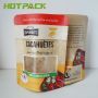 Snack packaging bag with zipper packaging nuts dry fruit with clear window
