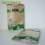 Resealable Zipper Kraft Paper Food Packaging Bags Stand Up Mylar Window Bag Pouch