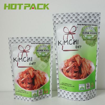 Custom Size Gravure Printing High Quality Food Grade Aluminium Foil Bag For Kimchi