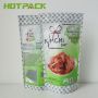 Custom Matte print Food Grade Aluminium Foil kimchi Stand Up Pouch with zipper